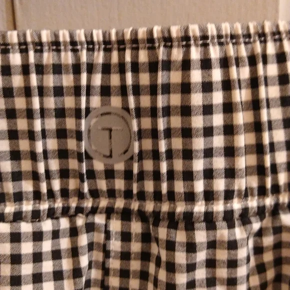 T by Talbot's black/white checked active skirt Sz MP - Picture 7 of 10